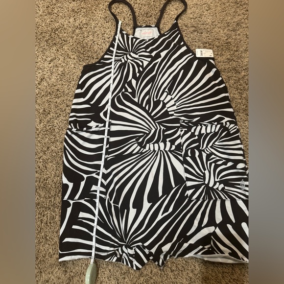 NWT Free People Hot Shot Printed Romper - Picture 9 of 10
